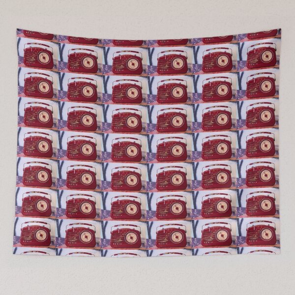 Item preview, Vintage Red Radio designed and sold by Uma8.