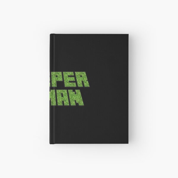 Love Minecraft Hardcover Journals Redbubble - build to survive creeper aw man roblox