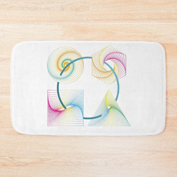 Item preview, Futuristic hexagons in pastel designed and sold by Marlene Wagenhofer.