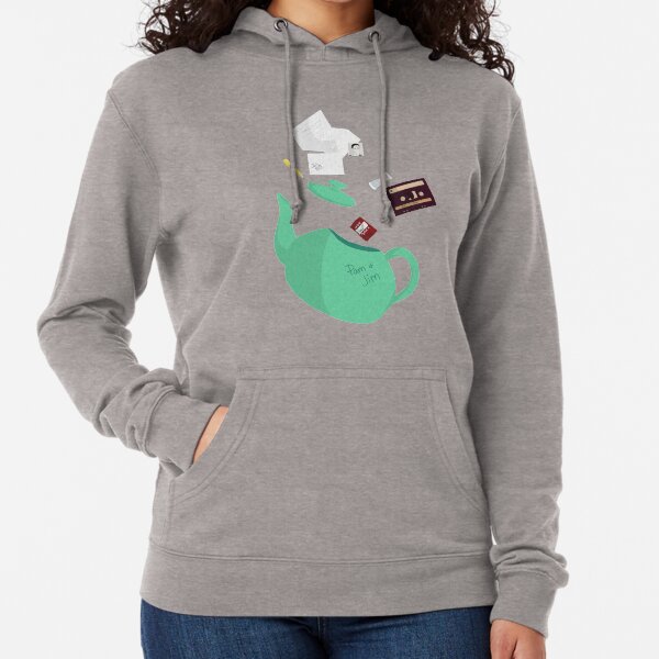 Jim and Pam teapot Lightweight Hoodie