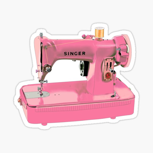 The pink Singer sewing machine Sticker