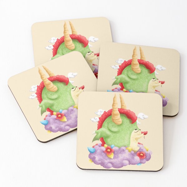 Aperçu de l'œuvre Dragon sent une fleur créée et vendue par Khotekmei.