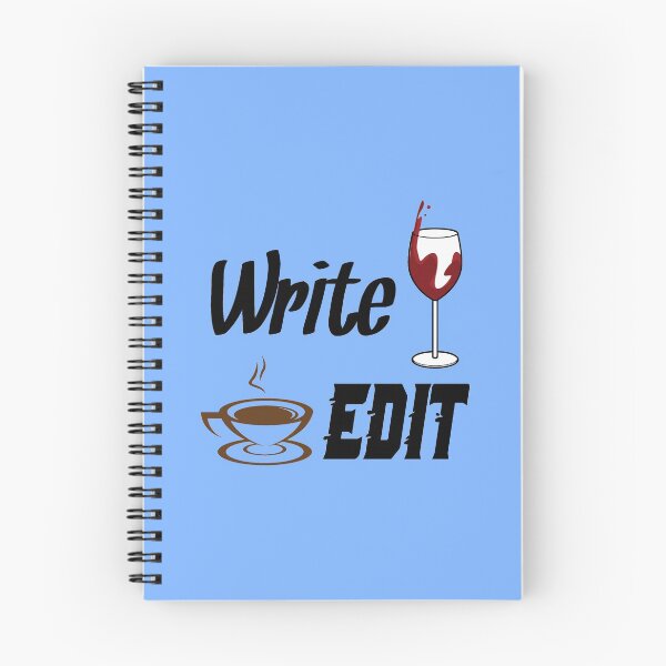 Item preview, Write Drunk Edit Sober or Caffeinated - Writing Quote designed and sold by TrndSttr.