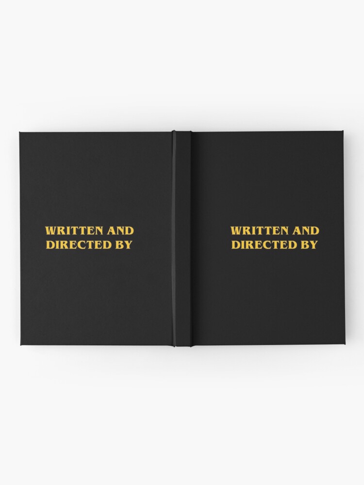 Alternate view of Film Buff Gift - Written and Directed By Hardcover Journal