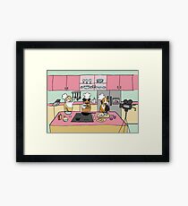 Vera, Mitzi and Douglas - Guinea Pig Cooking Show Framed Print