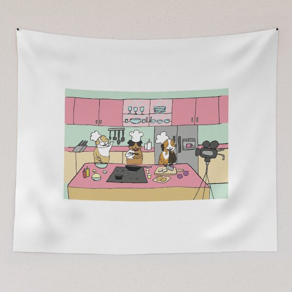 Item preview, Vera, Mitzi and Douglas - Guinea Pig Cooking Show designed and sold by mondesign26.