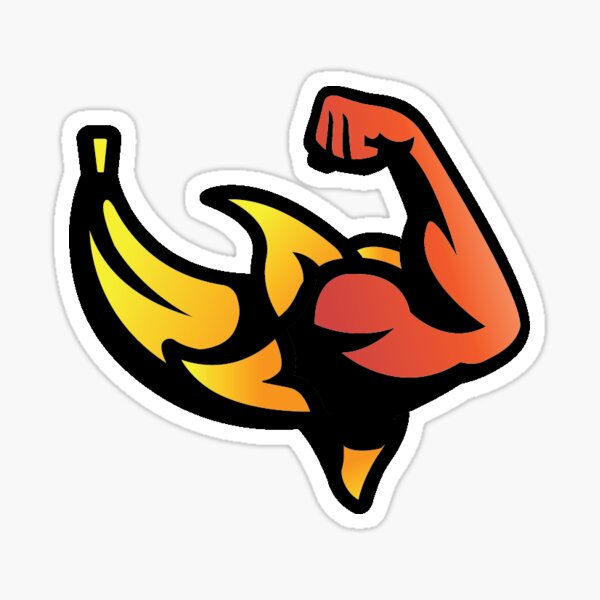 Flexion Banana par Eliastrations Sticker