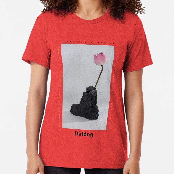 Datong by Rirkrit Tiravanija (Black Font) Tri-blend T-Shirt