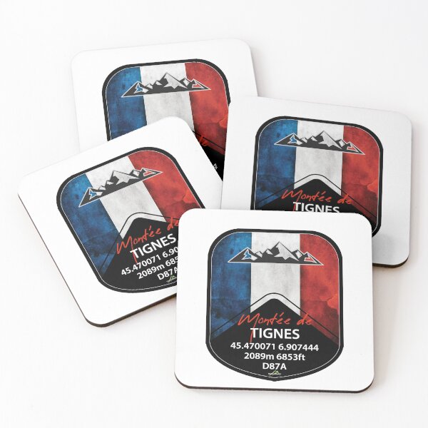 Item preview, Montee de Tignes Motorcycle Cycle Sticker & T-Shirt designed and sold by OuterShellUK.