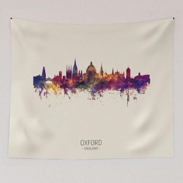 Item preview, Oxford England Skyline designed and sold by ArtPrints.