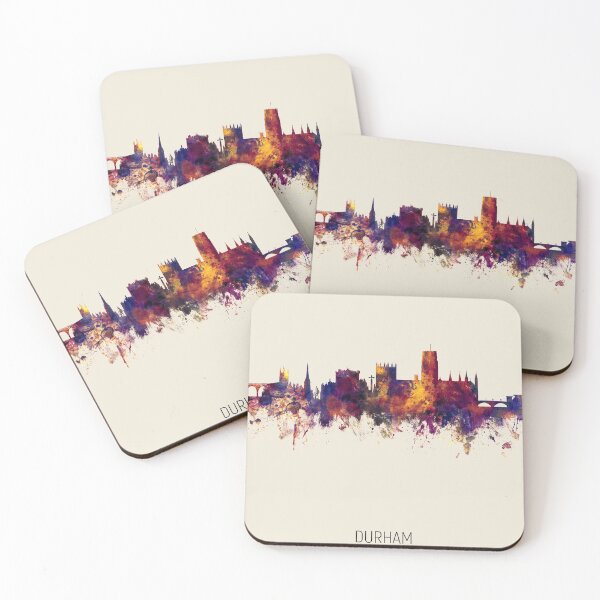 Item preview, Durham England Skyline Cityscape designed and sold by ArtPrints.