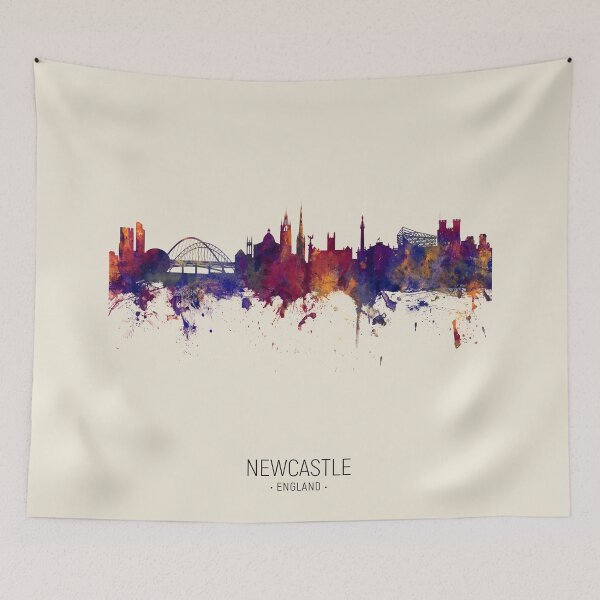 Artikelvorschau, Newcastle England Skyline entworfen und verkauft von ArtPrints.
