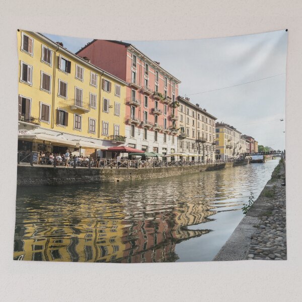 Item preview, Sleek Ruffles and Ripplets - Naviglio Grande Milan Navigli Neighbourhood designed and sold by Georgia Mizuleva.