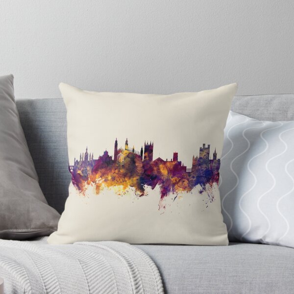 Aperçu de l'œuvre Cambridge England Skyline créée et vendue par ArtPrints.