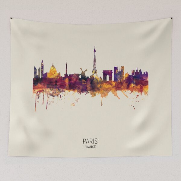 Item preview, Paris France Skyline designed and sold by ArtPrints.