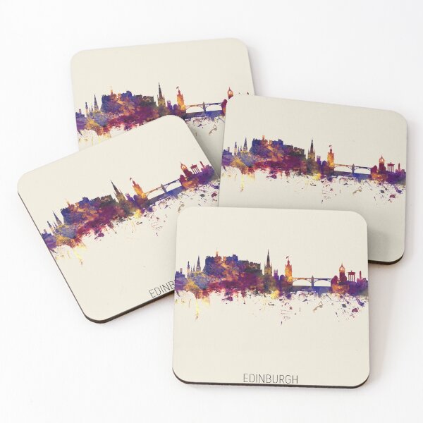 Item preview, Edinburgh Scotland Skyline designed and sold by ArtPrints.