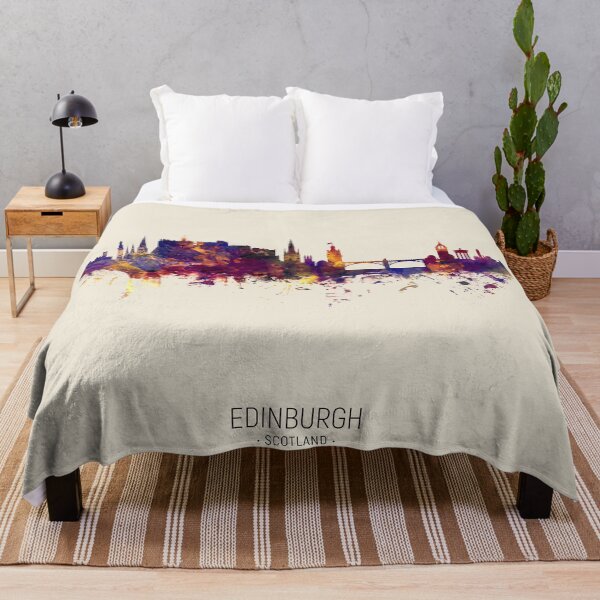 Item preview, Edinburgh Scotland Skyline designed and sold by ArtPrints.