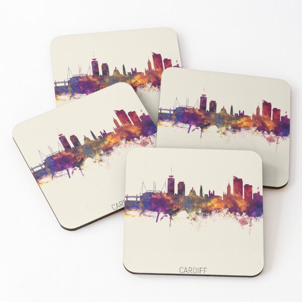 Item preview, El horizonte de Cardiff, Gales designed and sold by ArtPrints.