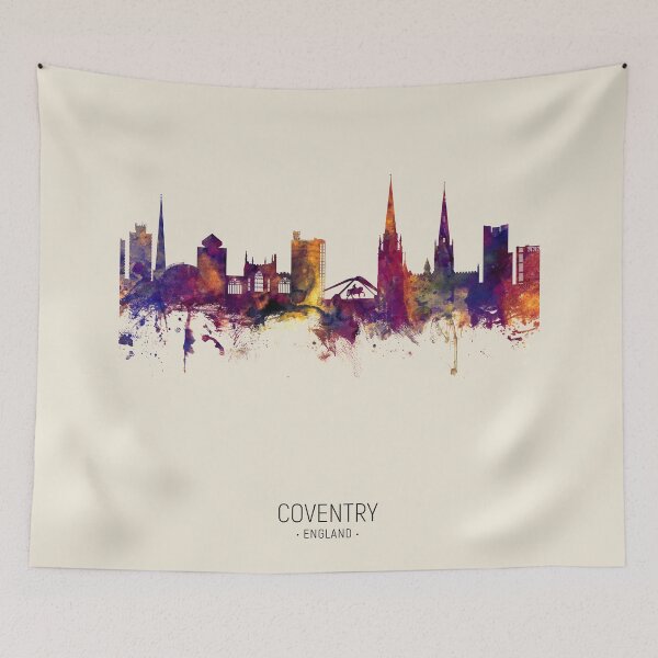 Item preview, Coventry England Skyline designed and sold by ArtPrints.