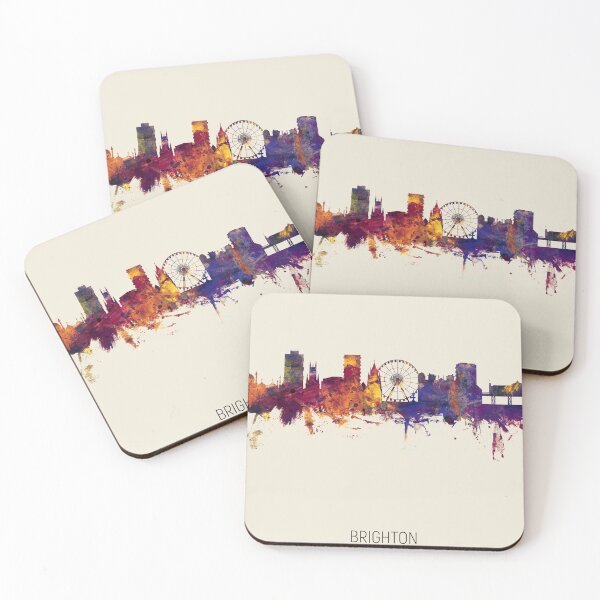 Item preview, Brighton England Skyline designed and sold by ArtPrints.