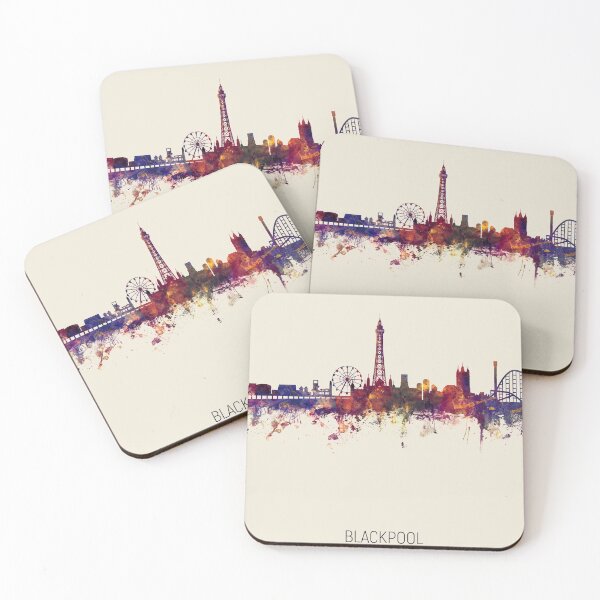 Item preview, Blackpool England Skyline designed and sold by ArtPrints.