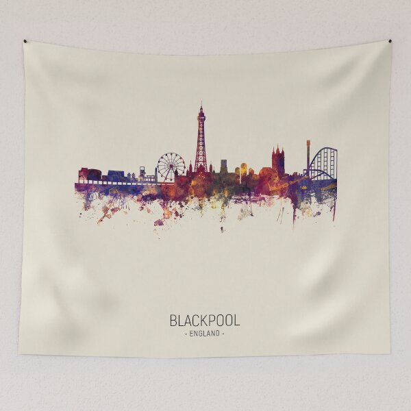 Item preview, Blackpool England Skyline designed and sold by ArtPrints.