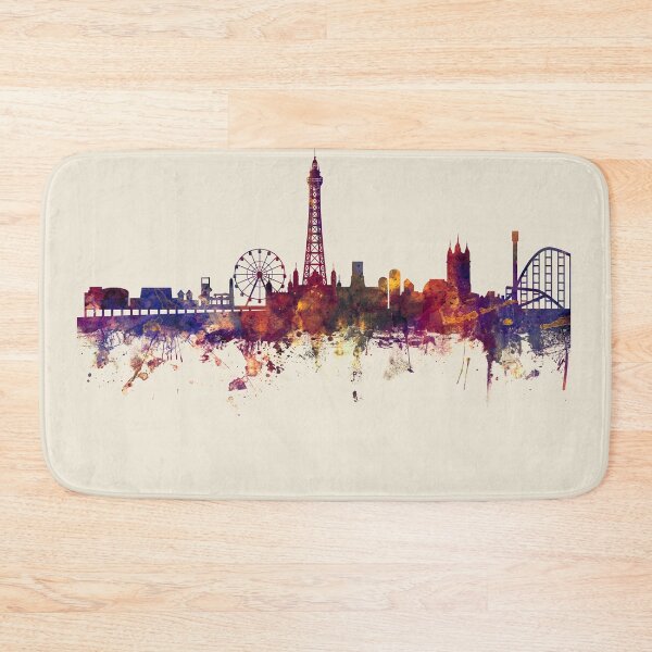 Item preview, Blackpool England Skyline designed and sold by ArtPrints.