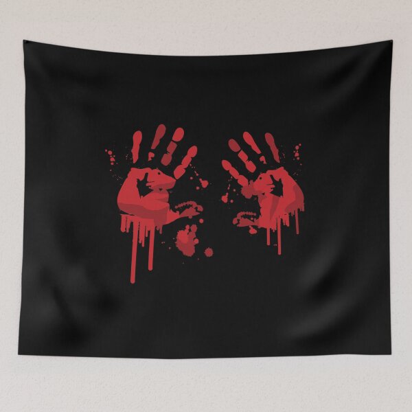 Item preview, Bloody handprints designed and sold by Vanditdesigns.