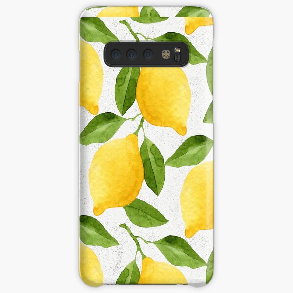 Watercolor Lemon Pattern Samsung Galaxy Snap Case