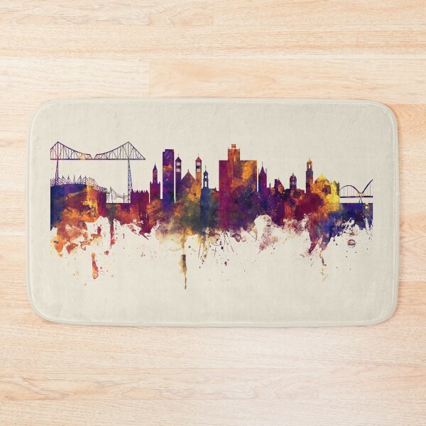 Item preview, Middlesbrough England Skyline designed and sold by ArtPrints.
