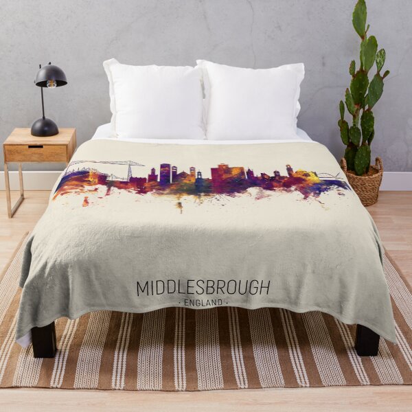 Item preview, Middlesbrough England Skyline designed and sold by ArtPrints.