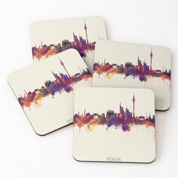 Item preview, Berlin Germany Skyline designed and sold by ArtPrints.