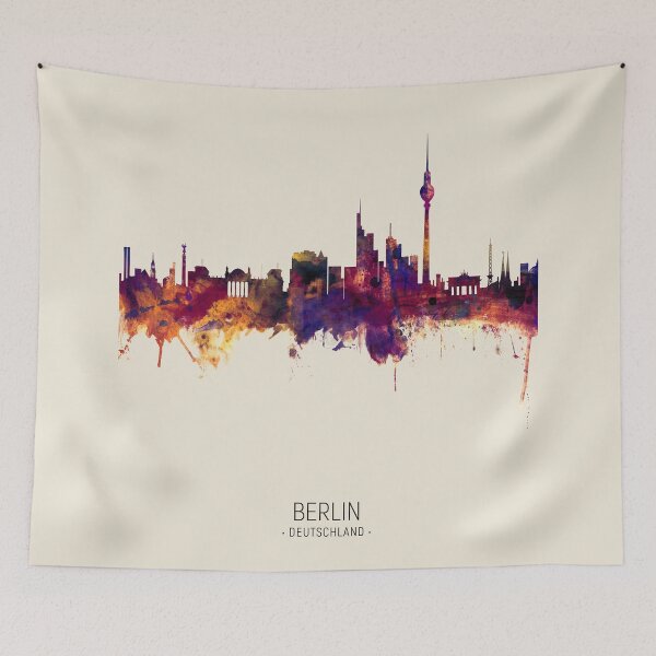 Item preview, Berlin Germany Skyline designed and sold by ArtPrints.