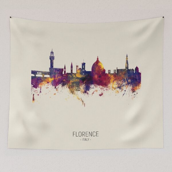 Aperçu de l'œuvre Florence Italy Skyline créée et vendue par ArtPrints.