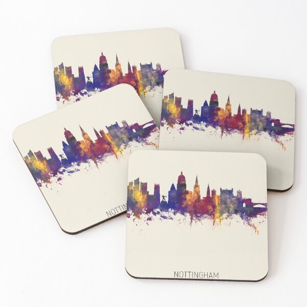 Item preview, Nottingham England Skyline designed and sold by ArtPrints.