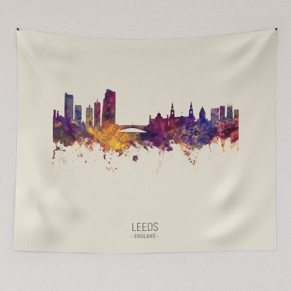 Item preview, Leeds England Skyline designed and sold by ArtPrints.