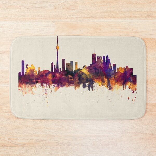 Aperçu de l'œuvre Toronto Canada Skyline créée et vendue par ArtPrints.