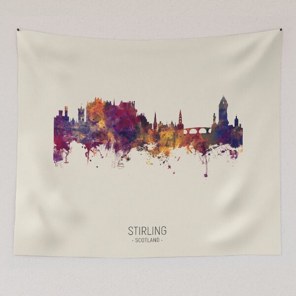 Item preview, Stirling Scotland Skyline designed and sold by ArtPrints.
