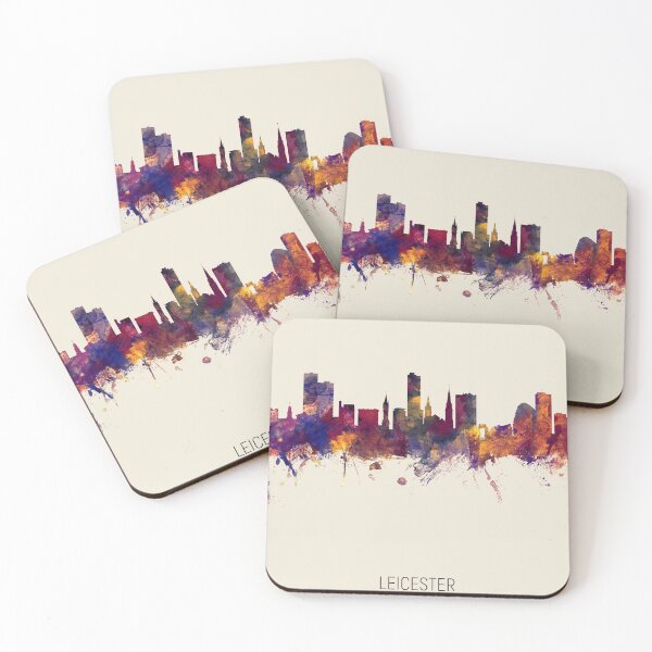 Item preview, Leicester England Skyline designed and sold by ArtPrints.