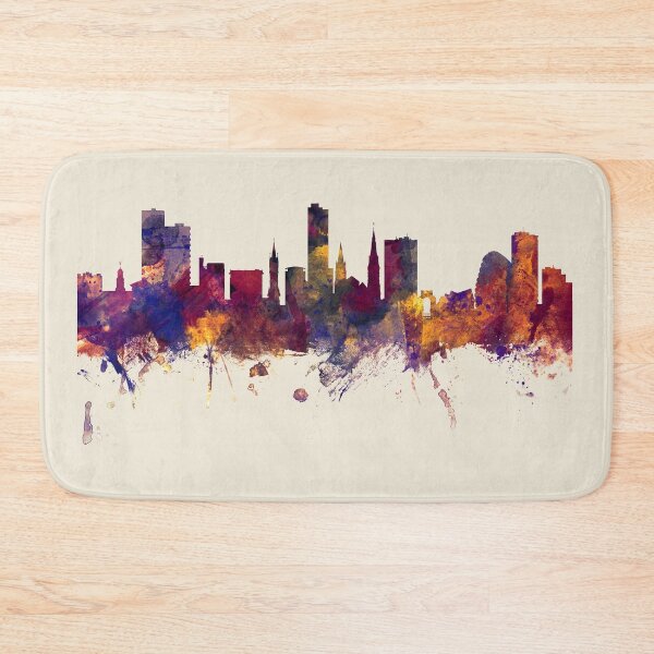 Item preview, Leicester England Skyline designed and sold by ArtPrints.
