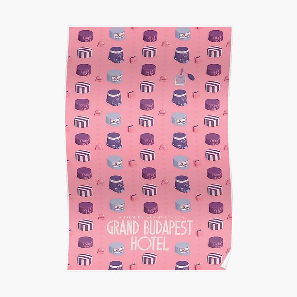 Grand Budapest Hotel fan poster Poster