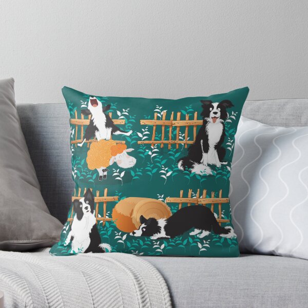 Item preview, Border Collie playing with sheep designed and sold by pakanta.