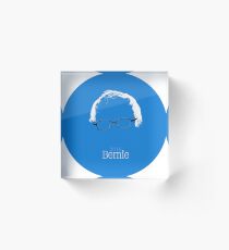 Bernie 2016 (Detailed Hair & Glasses) Acrylic Block