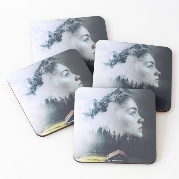 Item preview, DOUBLE EXPOSURE FEMALE PORTRAIT designed and sold by KachaniArt.