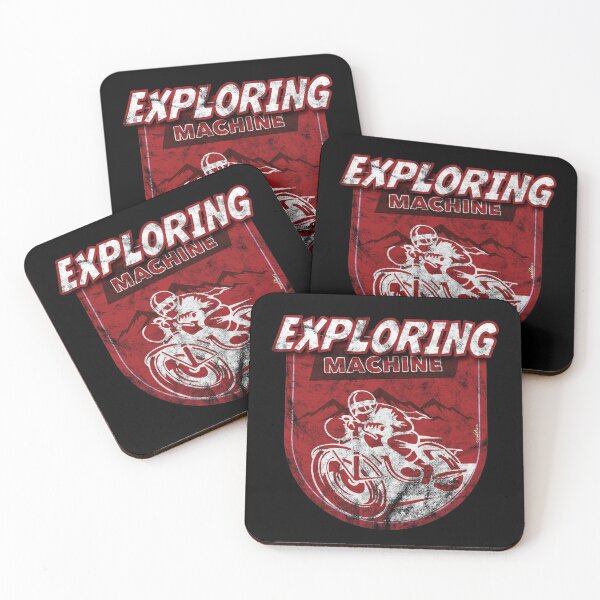 Item preview, Adventure Motorcycle Exploring Machine Sticker T-Shirt 03 designed and sold by OuterShellUK.