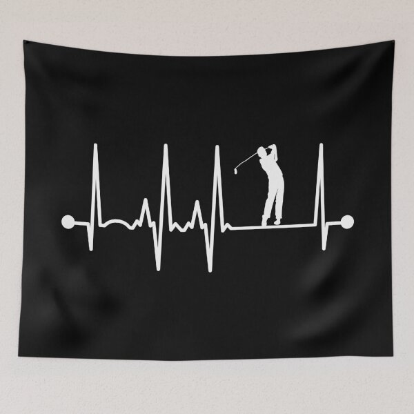 Item preview, Golfer Heartbeat designed and sold by teesaurus.