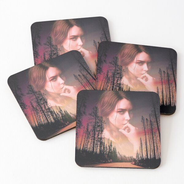 Item preview, DOUBLE EXPOSURE FEMALE PORTRAIT designed and sold by KachaniArt.