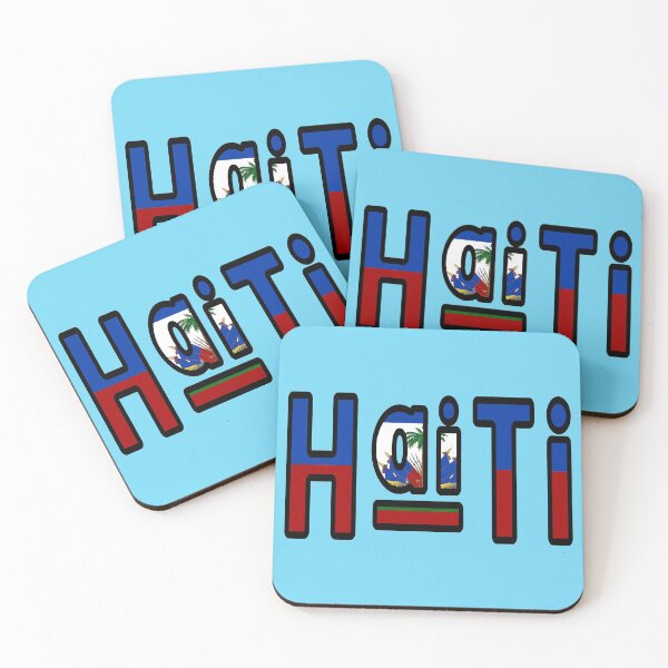 Item preview, Haiti Font With Haitian Flag designed and sold by Havocgirl.