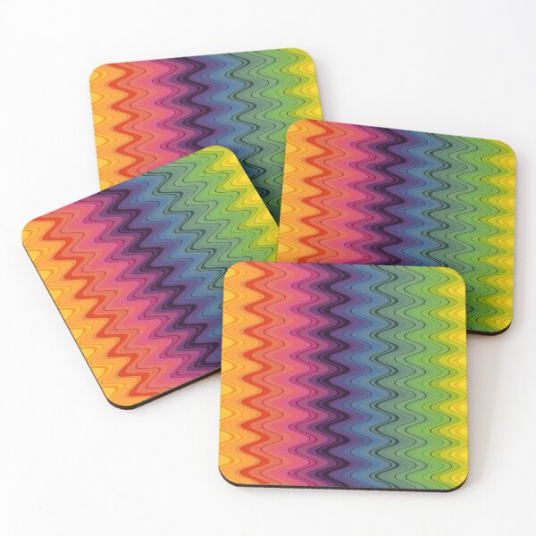 Item preview, Rainbow waves pattern vertical designed and sold by WesternExposure.