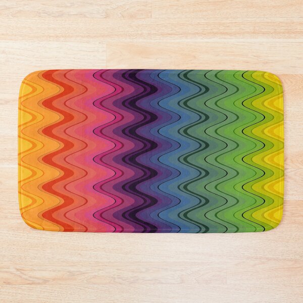 Item preview, Rainbow waves pattern vertical designed and sold by WesternExposure.